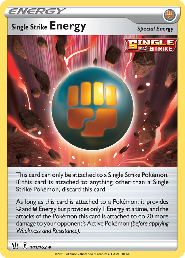 Single Strike Energy – Battle Styles 141/163 Pokémon card