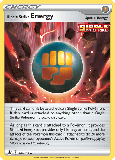 Single Strike Energy - Battle Styles 141
