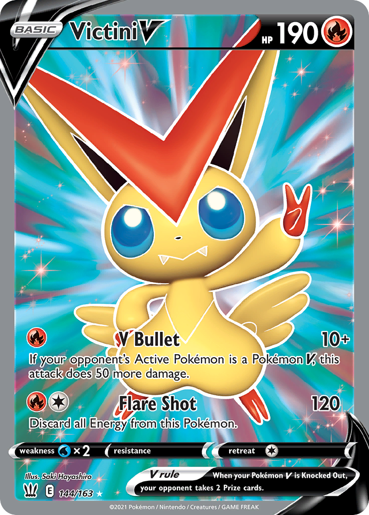 Victini V – Battle Styles 144/163 Pokémon card