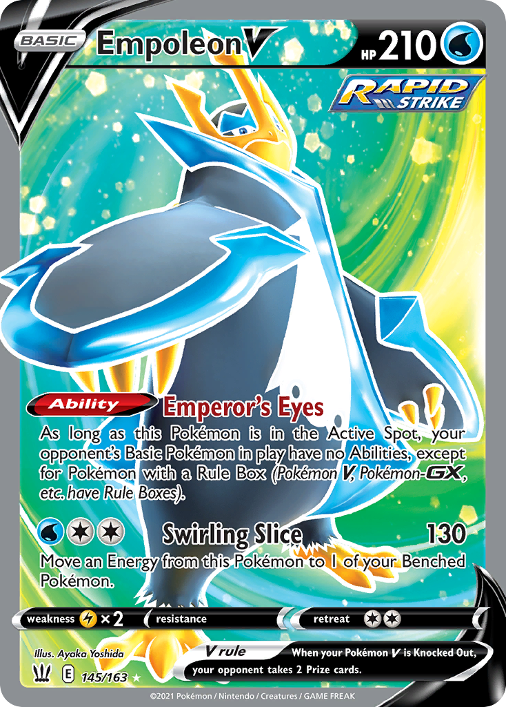 Empoleon V – Battle Styles 145/163 Pokémon card