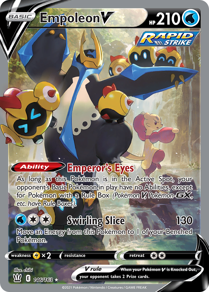 Empoleon V – Battle Styles 146/163 Pokémon card