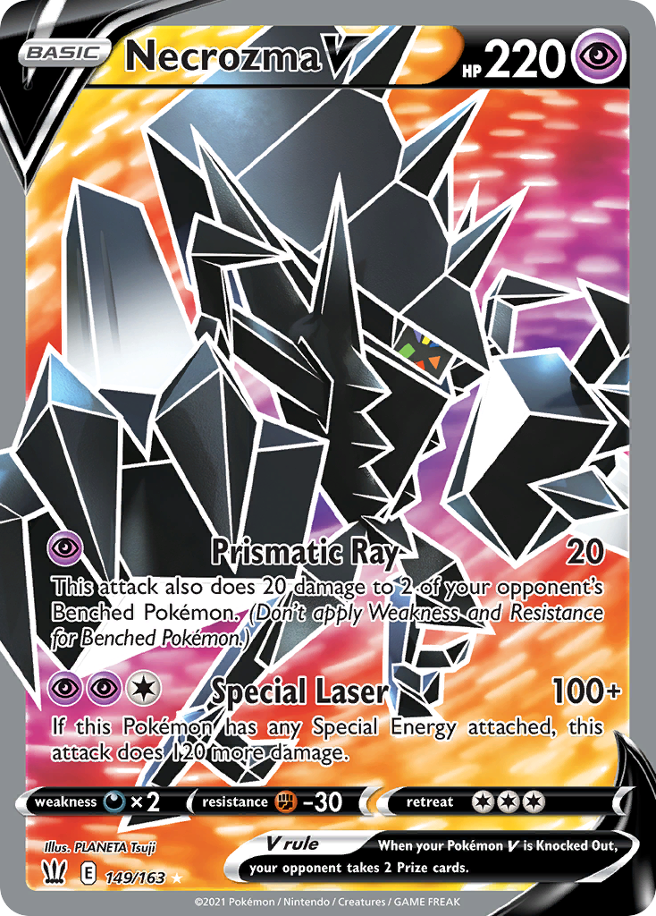Necrozma V – Battle Styles 149/163 Pokémon card