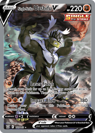 Single Strike Urshifu V - Battle Styles 151