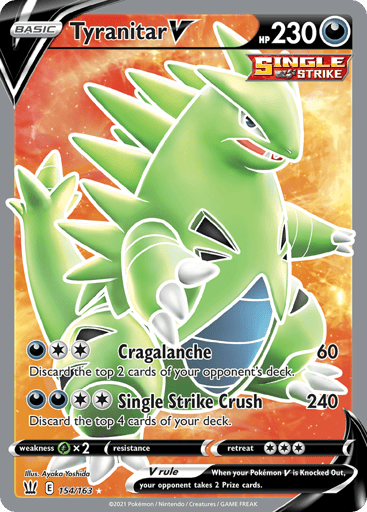 Tyranitar V - Battle Styles 154