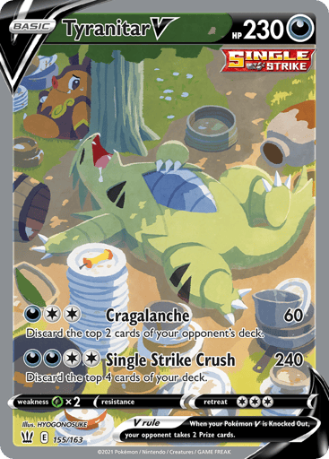 Tyranitar V - Battle Styles 155