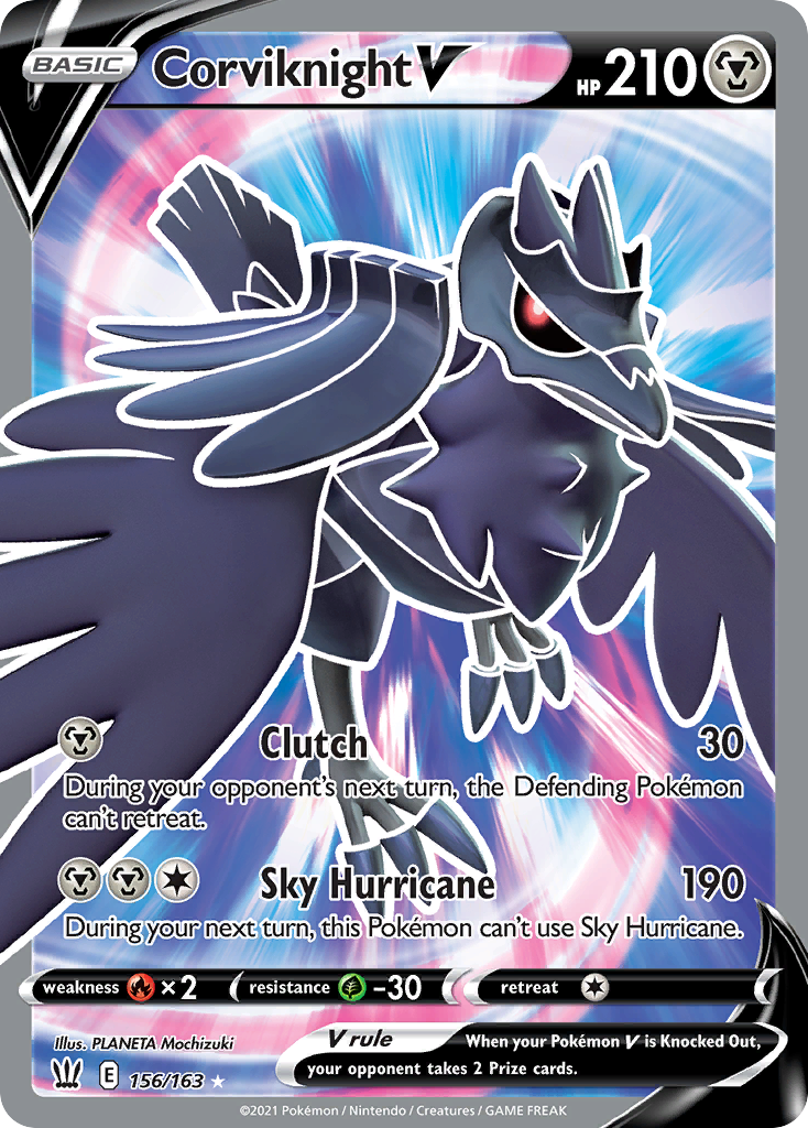 Corviknight V – Battle Styles 156/163 Pokémon card