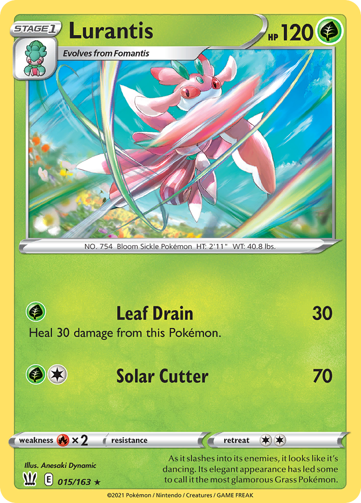 Lurantis – Battle Styles 015/163 Pokémon card