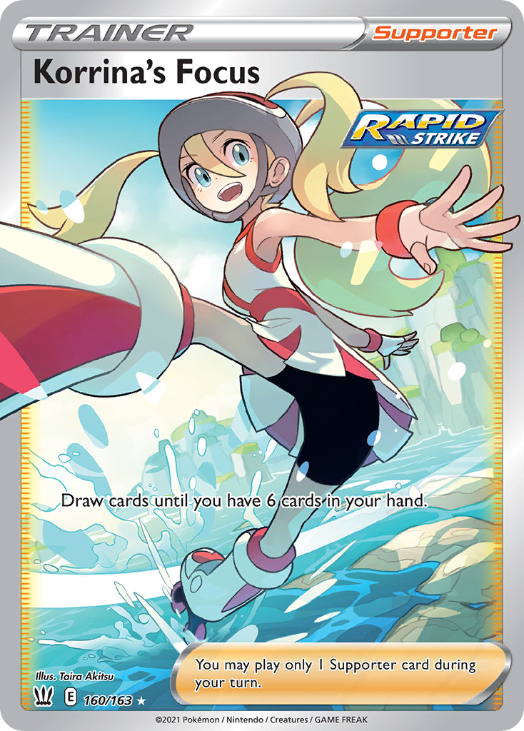 Korrina's Focus – Battle Styles 160/163 Pokémon card
