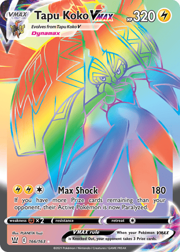 Tapu Koko VMAX - Battle Styles 166