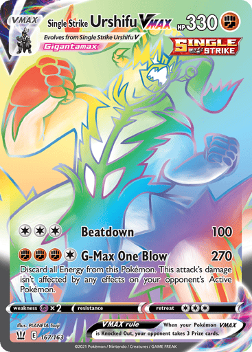 Single Strike Urshifu VMAX - Battle Styles 167