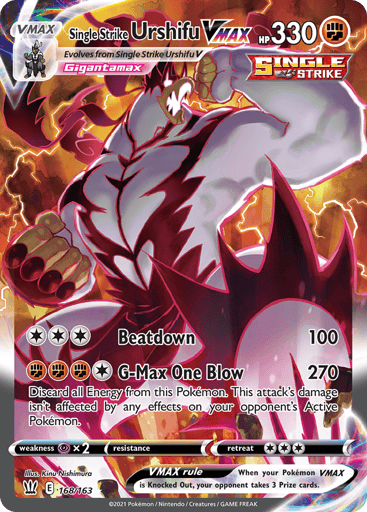 Single Strike Urshifu VMAX - Battle Styles 168
