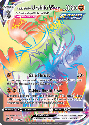Rapid Strike Urshifu VMAX - Battle Styles 169