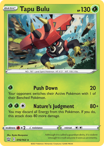Tapu Bulu - Battle Styles 16