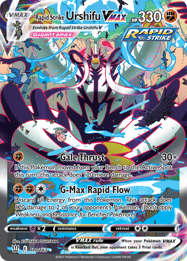 Rapid Strike Urshifu VMAX - Battle Styles 170