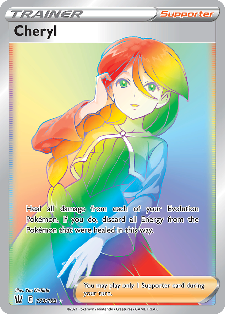 Cheryl – Battle Styles 173/163 Pokémon card