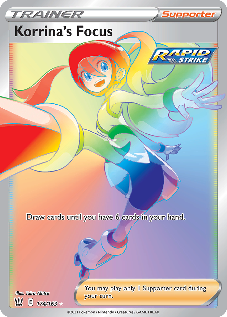 Korrina's Focus – Battle Styles 174/163 Pokémon card