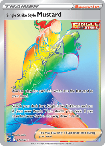Single Strike Style Mustard - Battle Styles 177