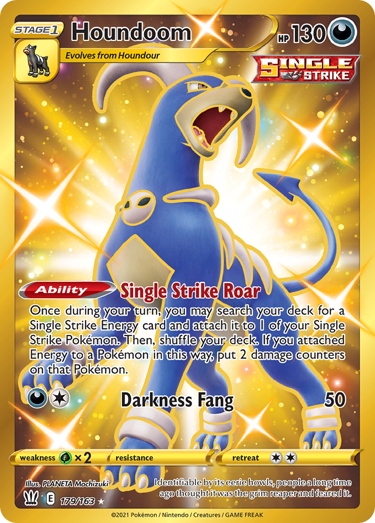 Houndoom – Battle Styles 179/163 Pokémon card