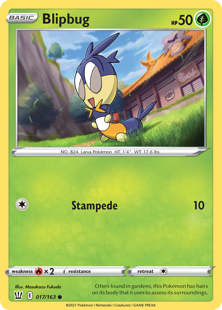 Blipbug – Battle Styles 017/163 Pokémon card