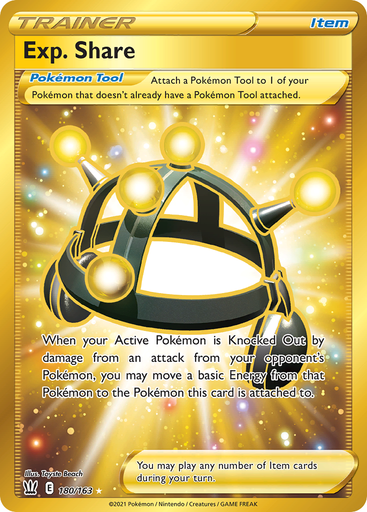 Exp. Share – Battle Styles 180/163 Pokémon card