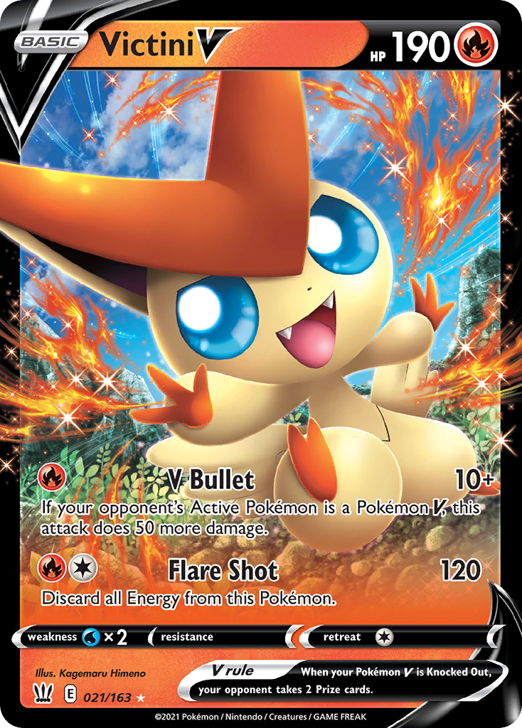 Victini V – Battle Styles 021/163 Pokémon card