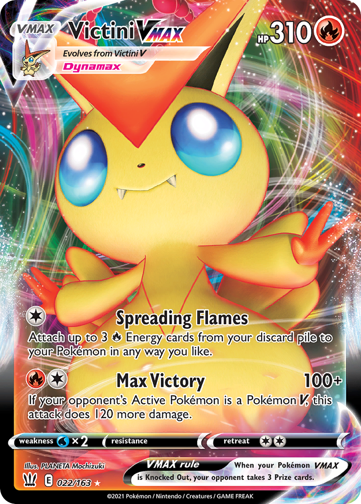 Victini VMAX – Battle Styles 022/163 Pokémon card