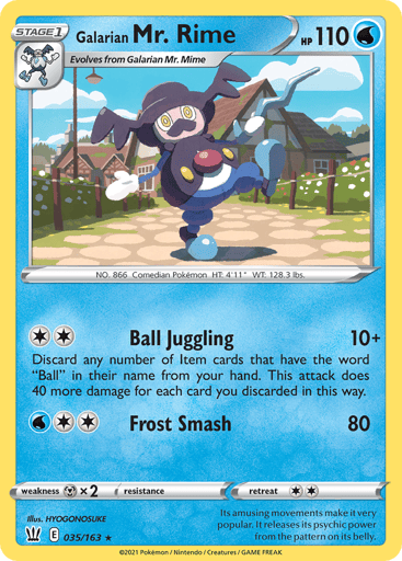 Galarian Mr. Rime - Battle Styles 35