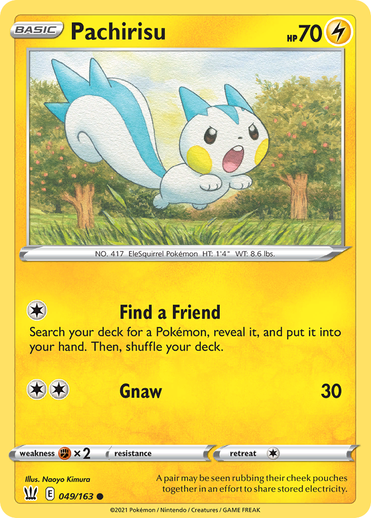 Pachirisu – Battle Styles 049/163 Pokémon card
