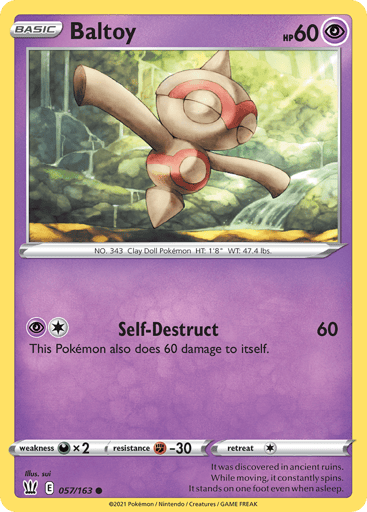 Baltoy - Battle Styles 57