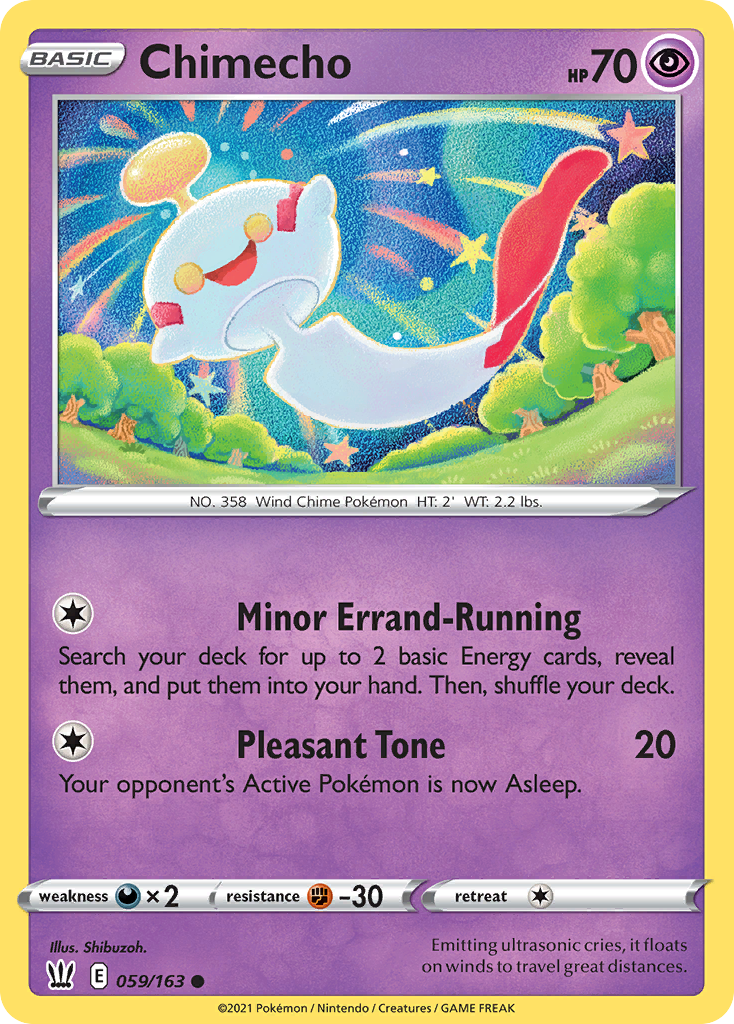 Chimecho – Battle Styles 059/163 Pokémon card