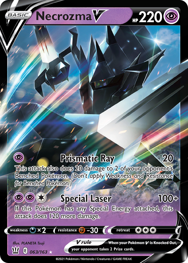 Necrozma V – Battle Styles 063/163 Pokémon card