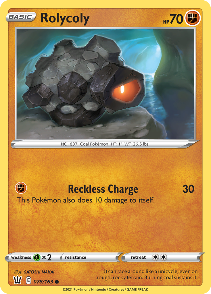 Rolycoly – Battle Styles 078/163 Pokémon card