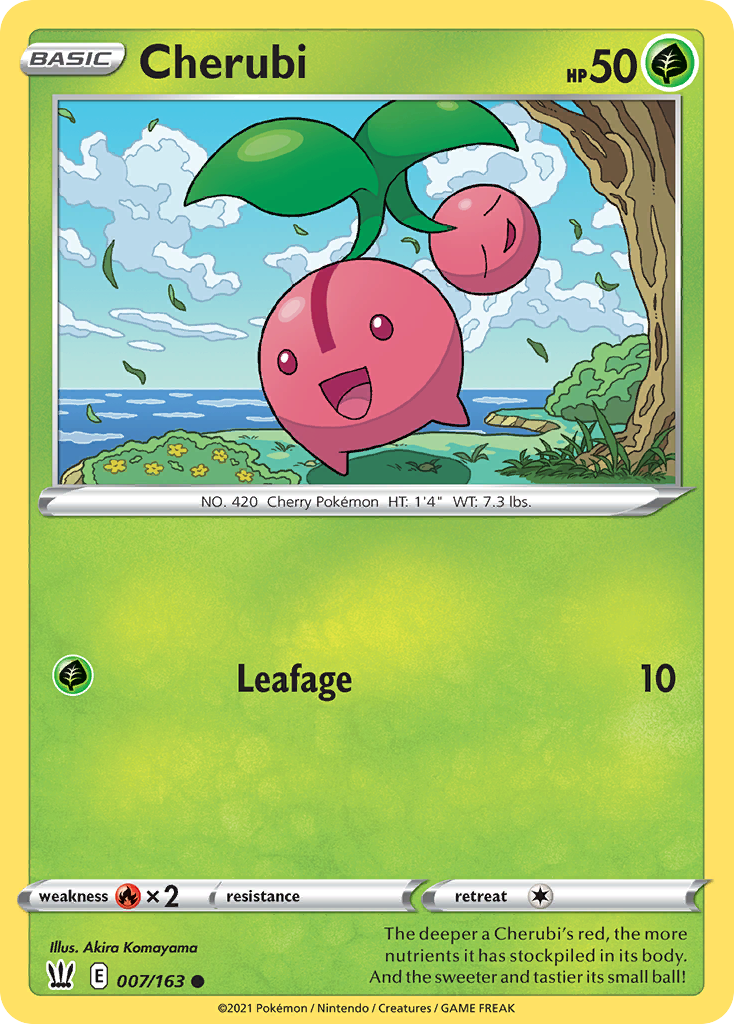 Cherubi – Battle Styles 007/163 Pokémon card