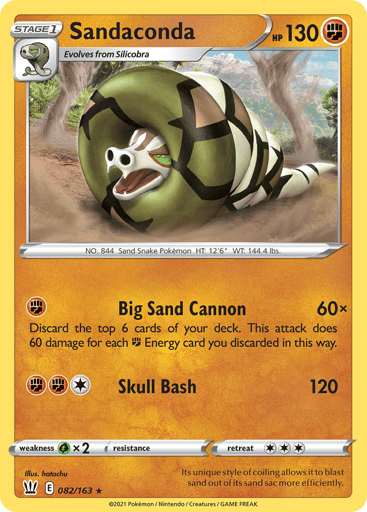 Sandaconda - Battle Styles 82