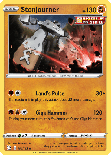 Stonjourner - Battle Styles 84