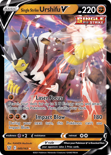 Single Strike Urshifu V - Battle Styles 85