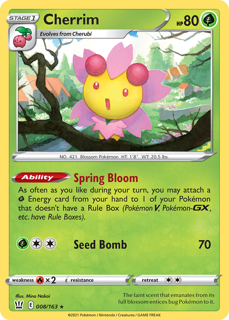 Cherrim – Battle Styles 008/163 Pokémon card