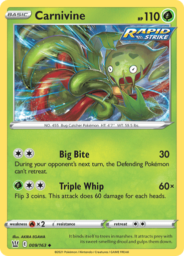 Carnivine - Battle Styles 9