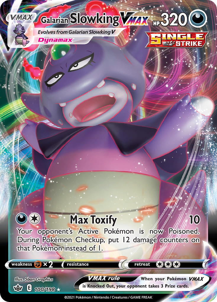 Galarian Slowking VMAX – Chilling Reign 100/198 Pokémon card