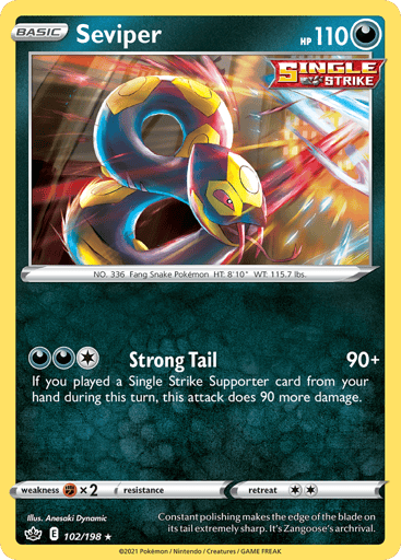 Seviper - Chilling Reign 102