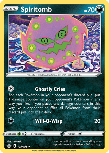 Spiritomb - Chilling Reign 103