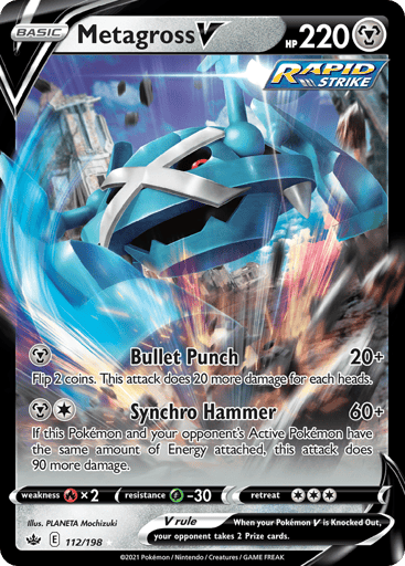 Metagross V - Chilling Reign 112
