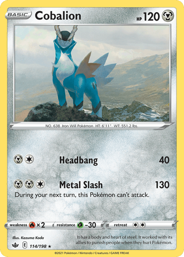 Cobalion - Chilling Reign 114
