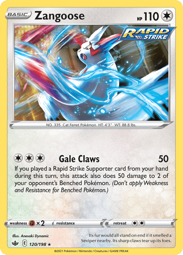 Zangoose - Chilling Reign 120
