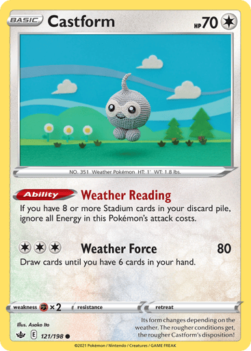 Castform - Chilling Reign 121