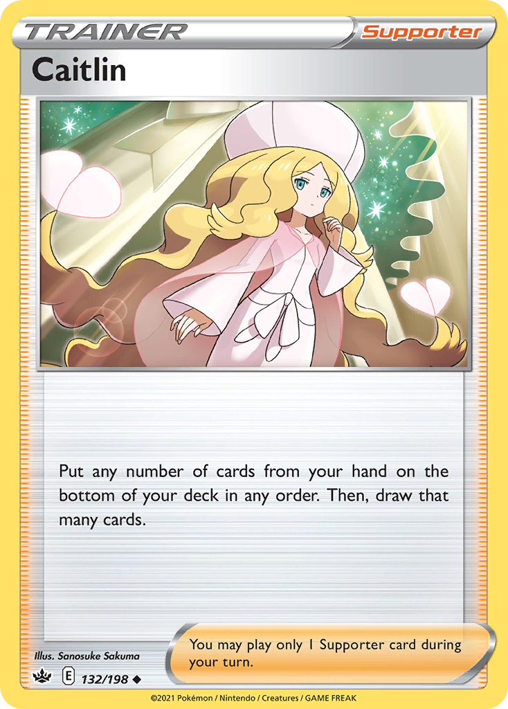 Caitlin – Chilling Reign 132/198 Pokémon card