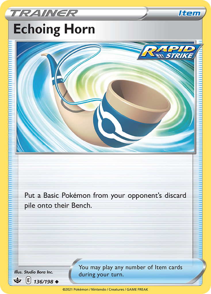 Echoing Horn – Chilling Reign 136/198 Pokémon card