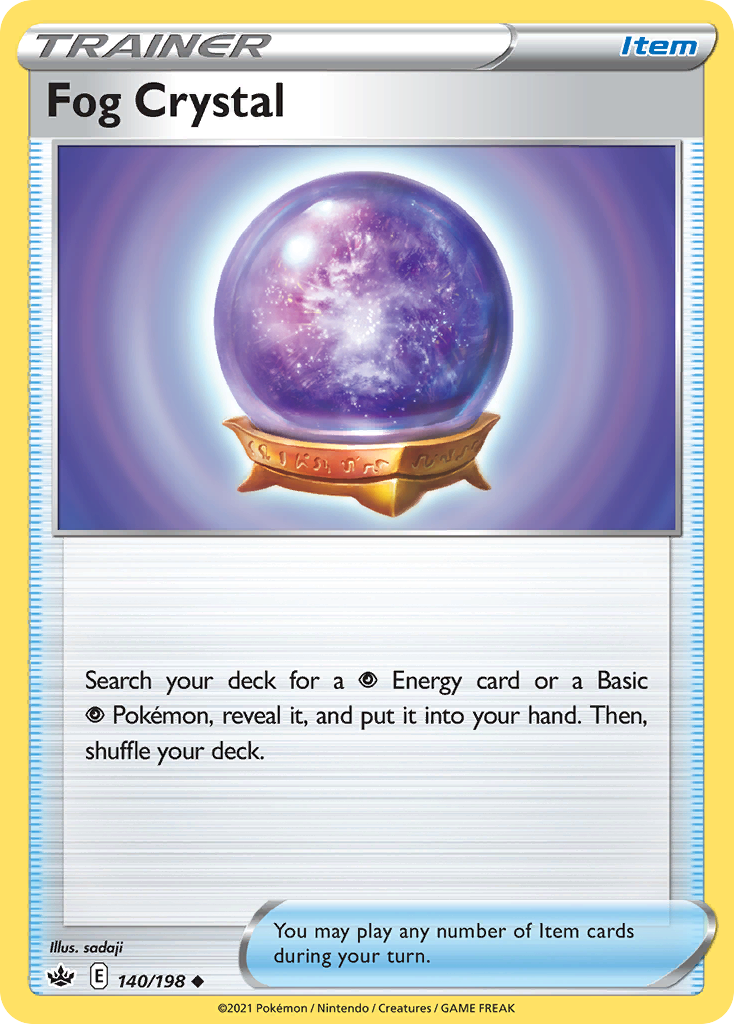 Fog Crystal – Chilling Reign 140/198 Pokémon card