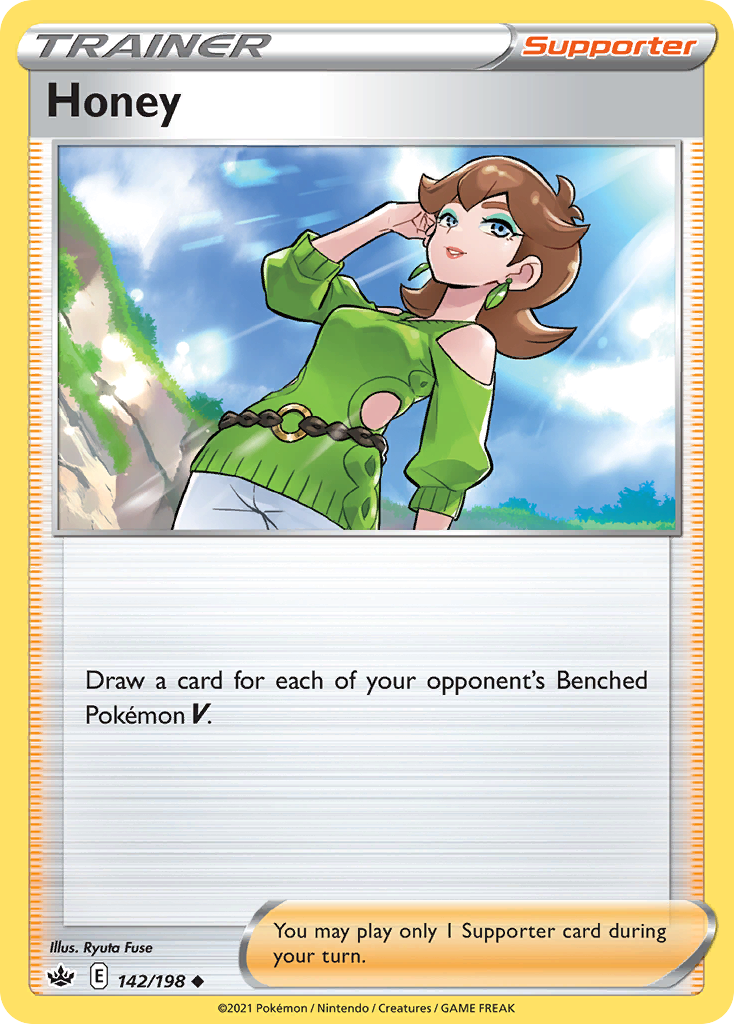 Honey – Chilling Reign 142/198 Pokémon card