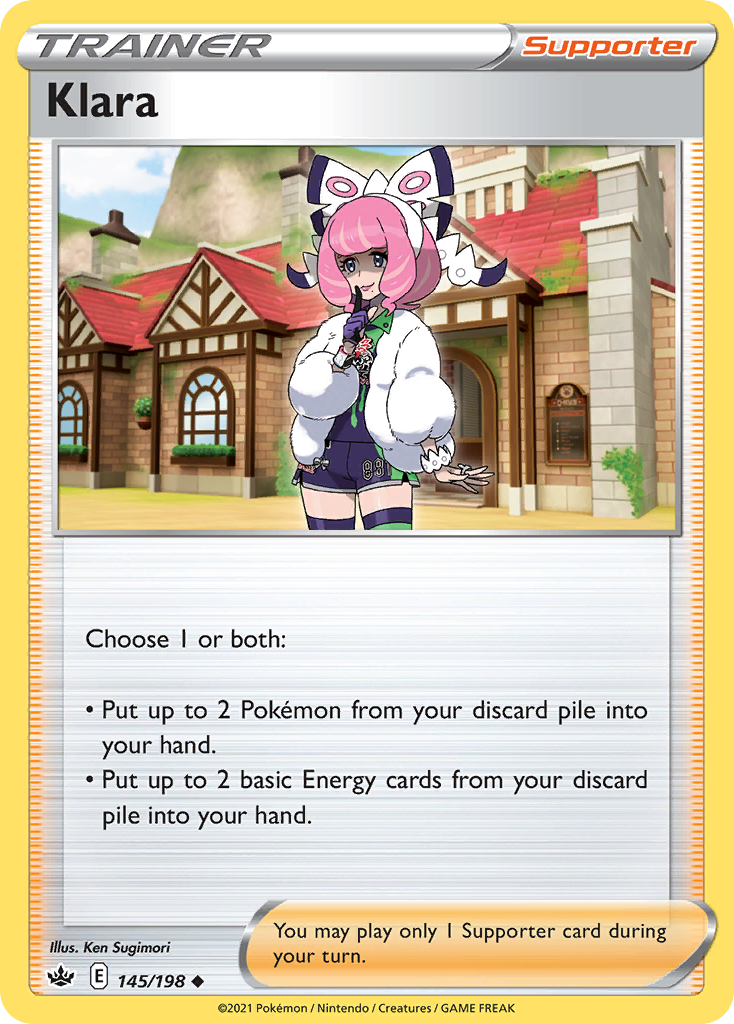 Klara – Chilling Reign 145/198 Pokémon card